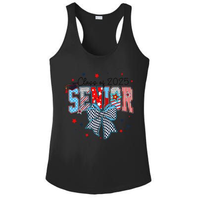 Class Of 2025 Coquette Senior 2025 Graduation Back To Ladies PosiCharge Competitor Racerback Tank