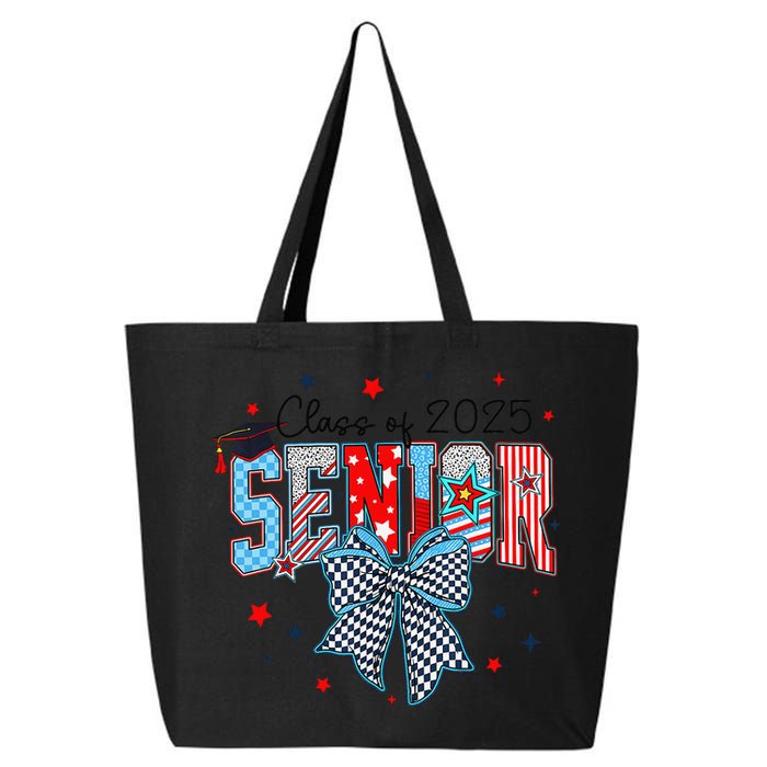 Class Of 2025 Coquette Senior 2025 Graduation Back To 25L Jumbo Tote