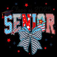 Class Of 2025 Coquette Senior 2025 Graduation Back To Pom Pom 12in Knit Beanie
