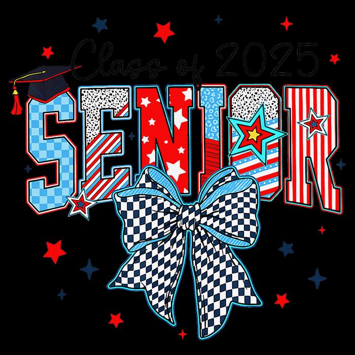 Class Of 2025 Coquette Senior 2025 Graduation Back To Pom Pom 12in Knit Beanie