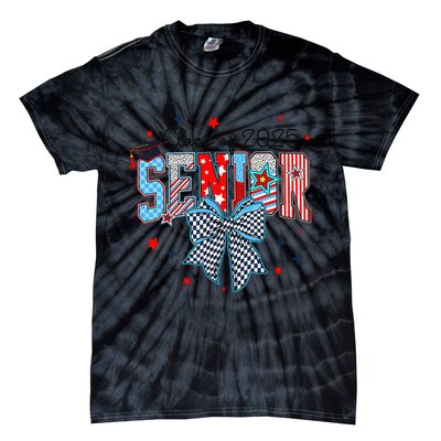 Class Of 2025 Coquette Senior 2025 Graduation Back To Tie-Dye T-Shirt