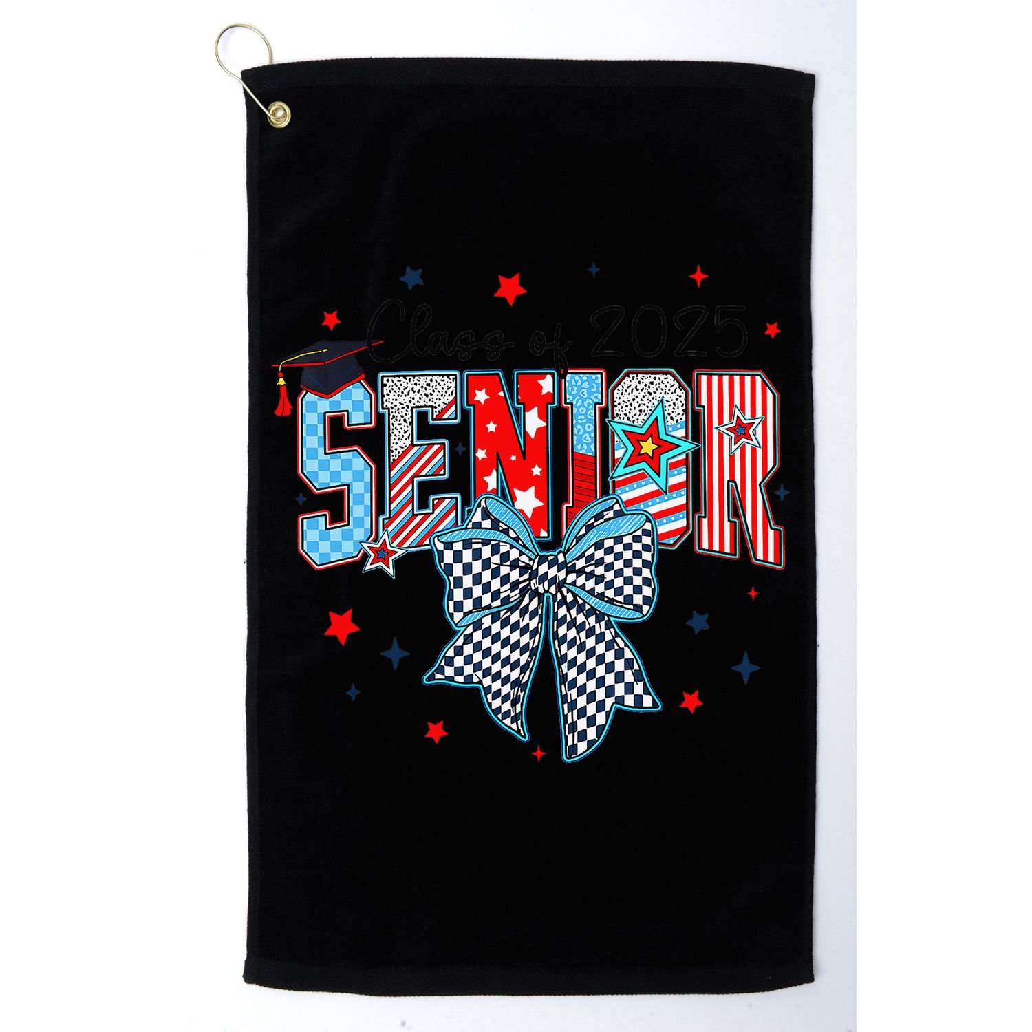 Class Of 2025 Coquette Senior 2025 Graduation Back To Golf Towel
