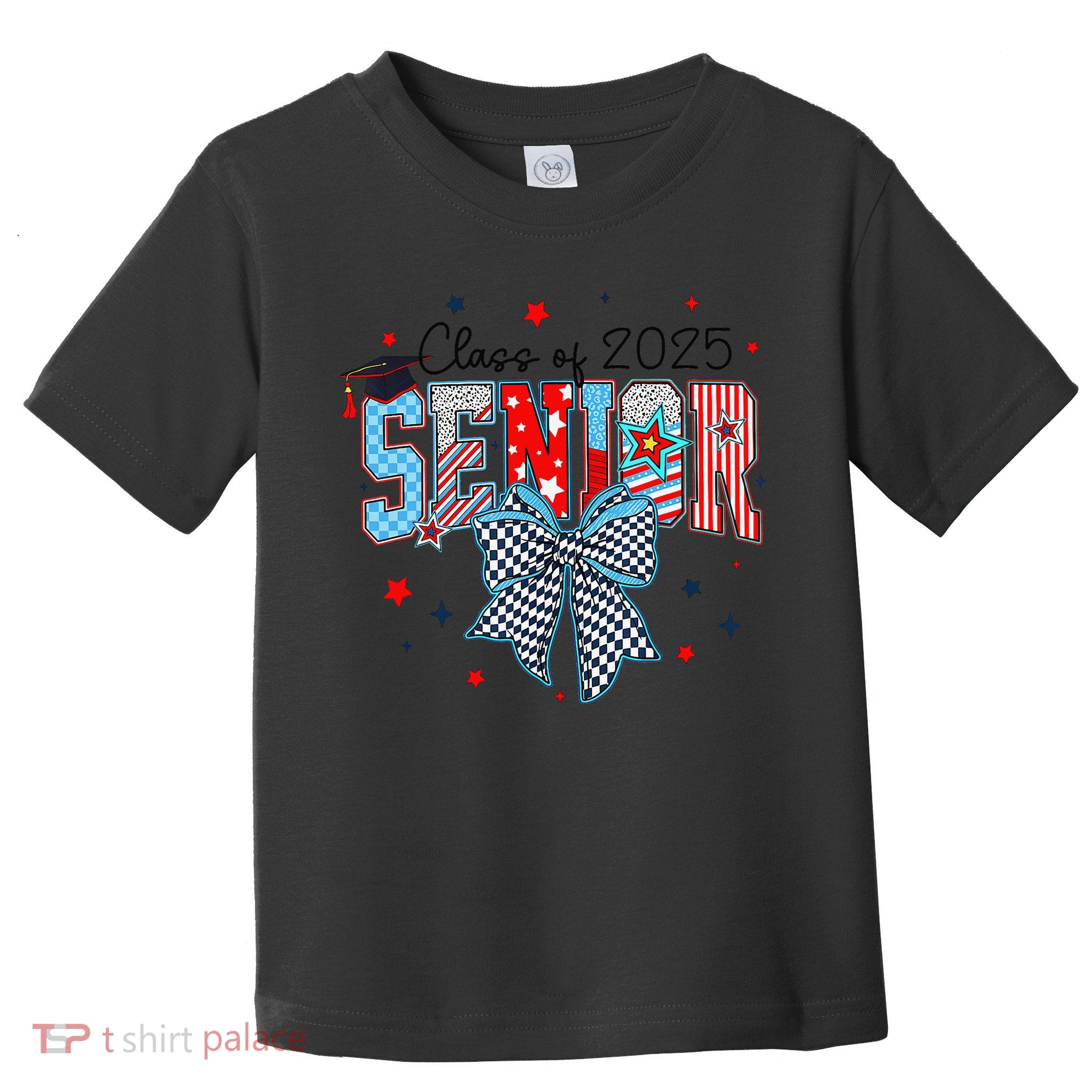 Class Of 2025 Coquette Senior 2025 Graduation Back To Toddler T-Shirt