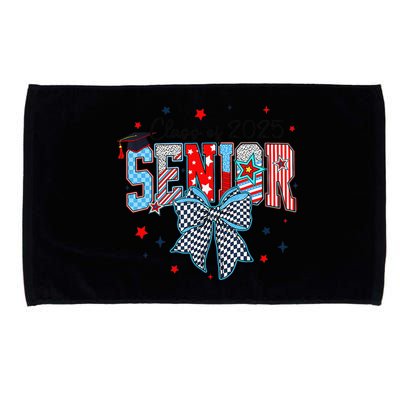 Class Of 2025 Coquette Senior 2025 Graduation Back To Microfiber Hand Towel