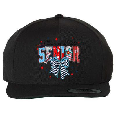 Class Of 2025 Coquette Senior 2025 Graduation Back To Wool Snapback Cap