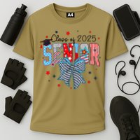 Class Of 2025 Coquette Senior 2025 Graduation Back To Cooling Performance Crew T-Shirt