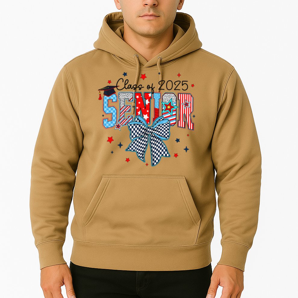 Class Of 2025 Coquette Senior 2025 Graduation Back To Hoodie
