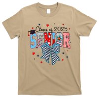 Class Of 2025 Coquette Senior 2025 Graduation Back To T-Shirt