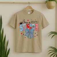 Class Of 2025 Coquette Senior 2025 Graduation Back To T-Shirt