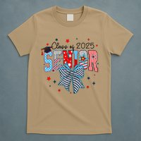 Class Of 2025 Coquette Senior 2025 Graduation Back To T-Shirt