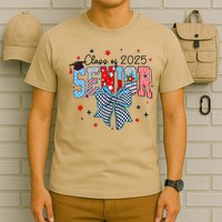 Class Of 2025 Coquette Senior 2025 Graduation Back To T-Shirt