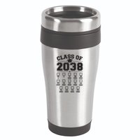 Class Of 2038 Grow With Me Checklist Prek To 12th Grade 16oz Travel Tumbler