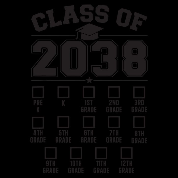 Class Of 2038 Grow With Me Checklist Prek To 12th Grade 16oz Travel Tumbler