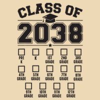 Class Of 2038 Grow With Me Checklist Prek To 12th Grade Drawstring Bag