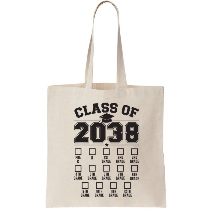 Class Of 2038 Grow With Me Checklist Prek To 12th Grade Bag
