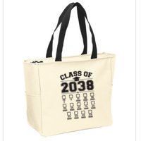Class Of 2038 Grow With Me Checklist Prek To 12th Grade Zip Tote Bag