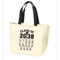 Class Of 2038 Grow With Me Checklist Prek To 12th Grade Zip Tote Bag