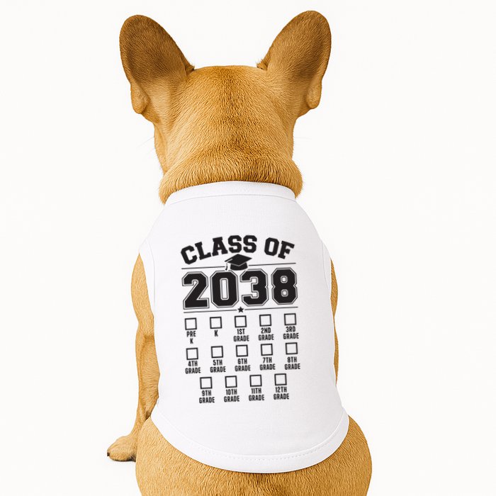 Class Of 2038 Grow With Me Checklist Prek To 12th Grade Doggie Tank