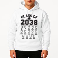 Class Of 2038 Grow With Me Checklist Prek To 12th Grade Hoodie