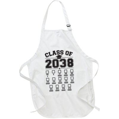 Class Of 2038 Grow With Me Checklist Prek To 12th Grade Apron