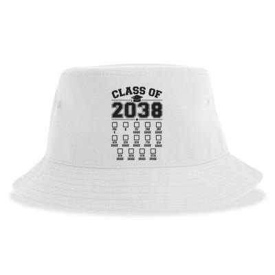 Class Of 2038 Grow With Me Checklist Prek To 12th Grade Sustainable Bucket Hat