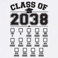 Class Of 2038 Grow With Me Checklist Prek To 12th Grade Sustainable Bucket Hat