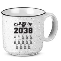 Class Of 2038 Grow With Me Checklist Prek To 12th Grade 15oz Campfire Ceramic Mug