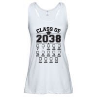 Class Of 2038 Grow With Me Checklist Prek To 12th Grade Ladies Essential Flowy Tank