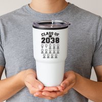 Class Of 2038 Grow With Me Checklist Prek To 12th Grade Tumbler
