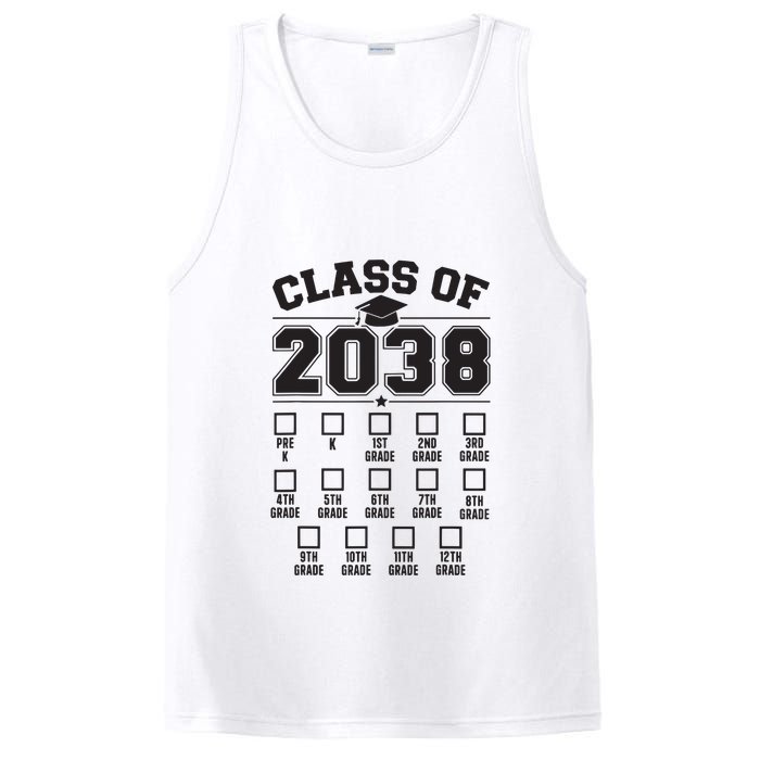 Class Of 2038 Grow With Me Checklist Prek To 12th Grade PosiCharge Competitor Tank