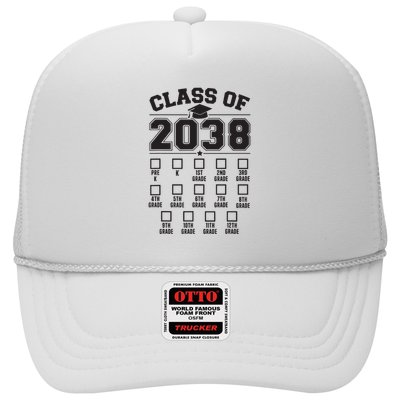 Class Of 2038 Grow With Me Checklist Prek To 12th Grade Trucker Hat