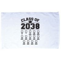 Class Of 2038 Grow With Me Checklist Prek To 12th Grade Microfiber Hand Towel