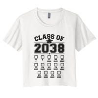Class Of 2038 Grow With Me Checklist Prek To 12th Grade Crop Top