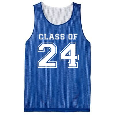 Class Of 2024 High School Fresh Varsity Back To School Gift Mesh Reversible Basketball Jersey Tank