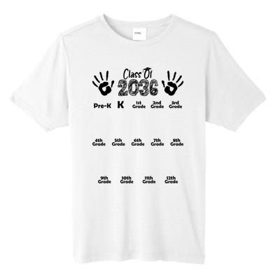 Class Of 2036 Grow With Me Handprint Pre K 12th Grade Tall Fusion ChromaSoft Performance T-Shirt