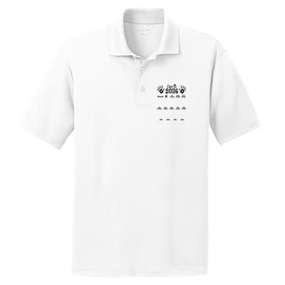 Class Of 2036 Grow With Me Handprint Pre K 12th Grade PosiCharge RacerMesh Polo