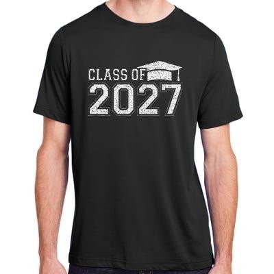 Class Of 2027 Kindergarten Graduation First Day Of School Adult ChromaSoft Performance T-Shirt