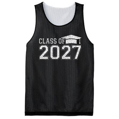 Class Of 2027 Kindergarten Graduation First Day Of School Mesh Reversible Basketball Jersey Tank