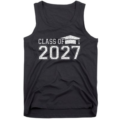 Class Of 2027 Kindergarten Graduation First Day Of School Tank Top