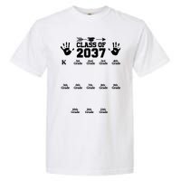 Class Of 2037 Grow With Me Handprint Prek 12th Grade Garment-Dyed Heavyweight T-Shirt