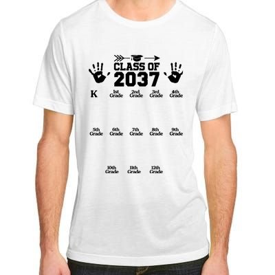 Class Of 2037 Grow With Me Handprint Prek 12th Grade Adult ChromaSoft Performance T-Shirt