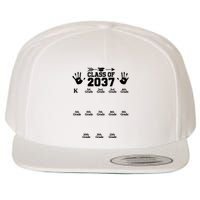Class Of 2037 Grow With Me Handprint Prek 12th Grade Wool Snapback Cap