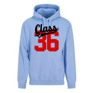 Class Of 2036 Retro Graduation Gift Unisex Surf Hoodie