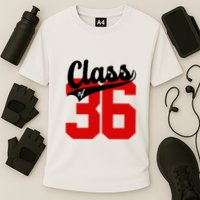 Class Of 2036 Retro Graduation Gift Cooling Performance Crew T-Shirt