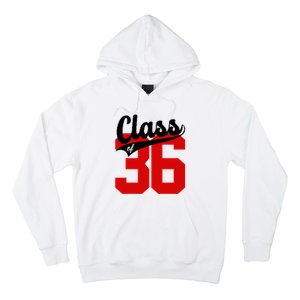 Class Of 2036 Retro Graduation Gift Hoodie