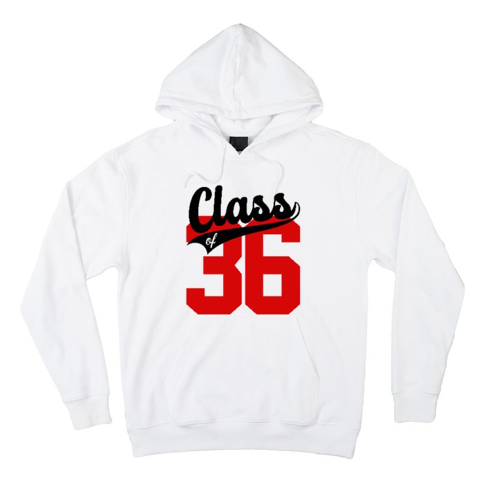 Class Of 2036 Retro Graduation Gift Hoodie