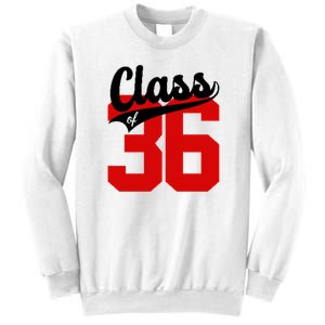 Class Of 2036 Retro Graduation Gift Sweatshirt