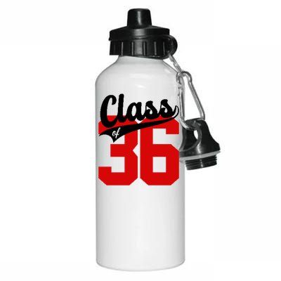 Class Of 2036 Retro Graduation Gift Aluminum Water Bottle 