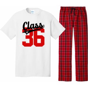 Class Of 2036 Retro Graduation Gift Pajama Set