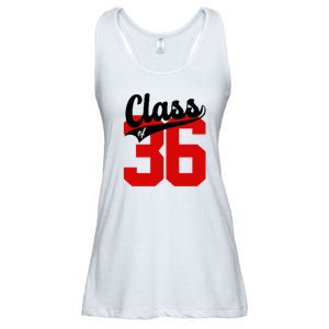 Class Of 2036 Retro Graduation Gift Ladies Essential Flowy Tank